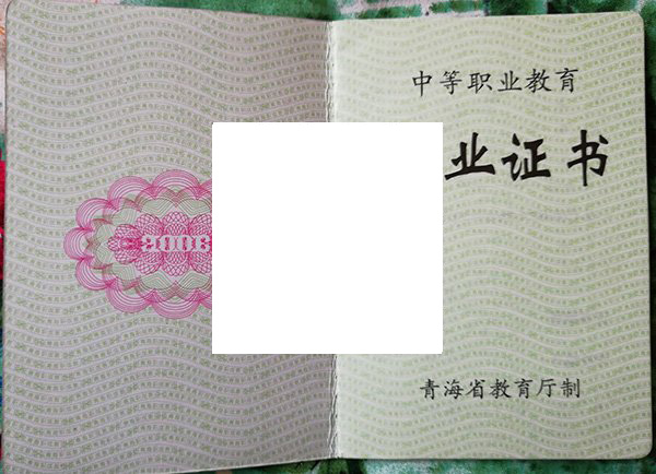 湟中县汉东中学毕业证样本